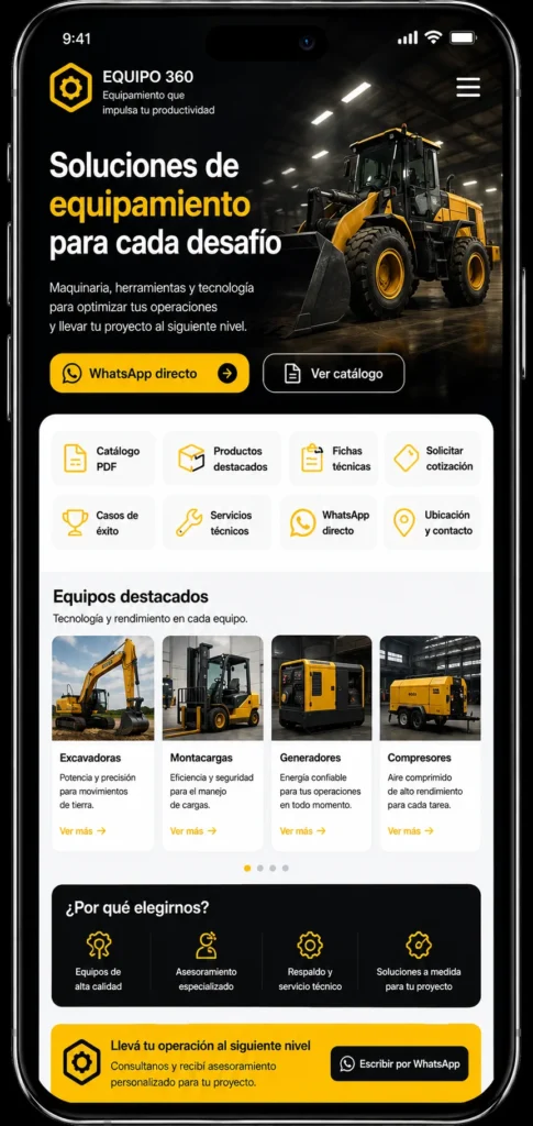 mokup celular amarillo