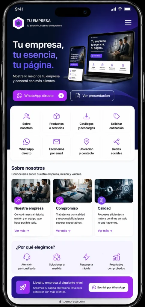 mokup celular violeta
