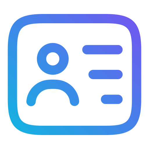 icono tarjeta usuario